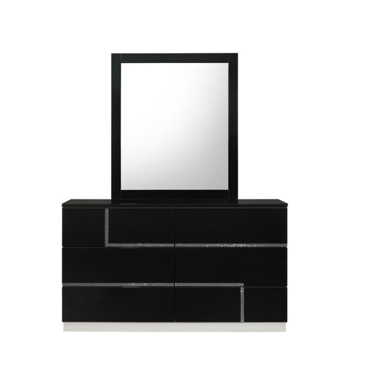 J&M Furniture Lucca Dresser & Mirror