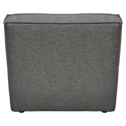 Marshall 5PC Corner Modular Sectional w/ Scooped Seat in Grey Fabric by Diamond Sofa