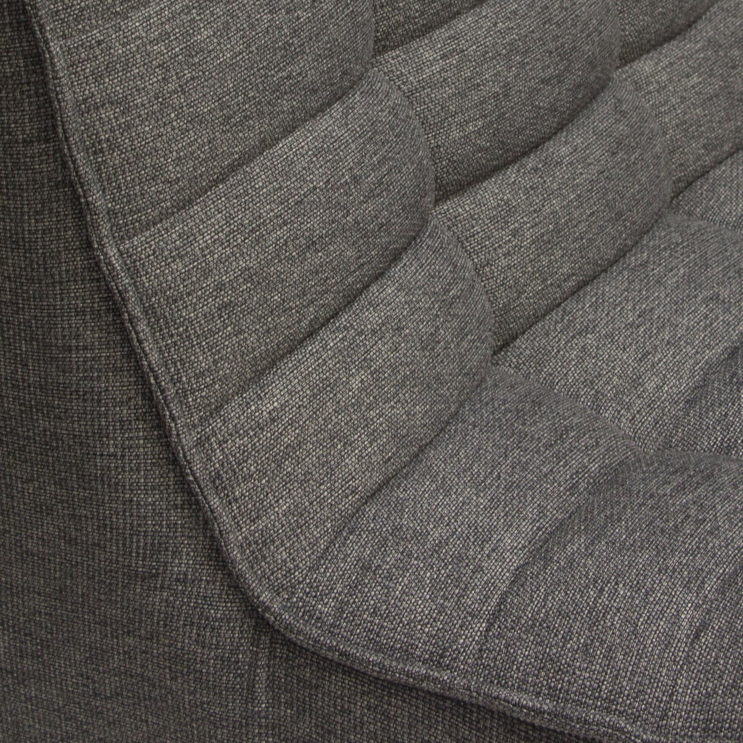 Marshall Scooped Seat Armless Chair in Grey Fabric by Diamond Sofa