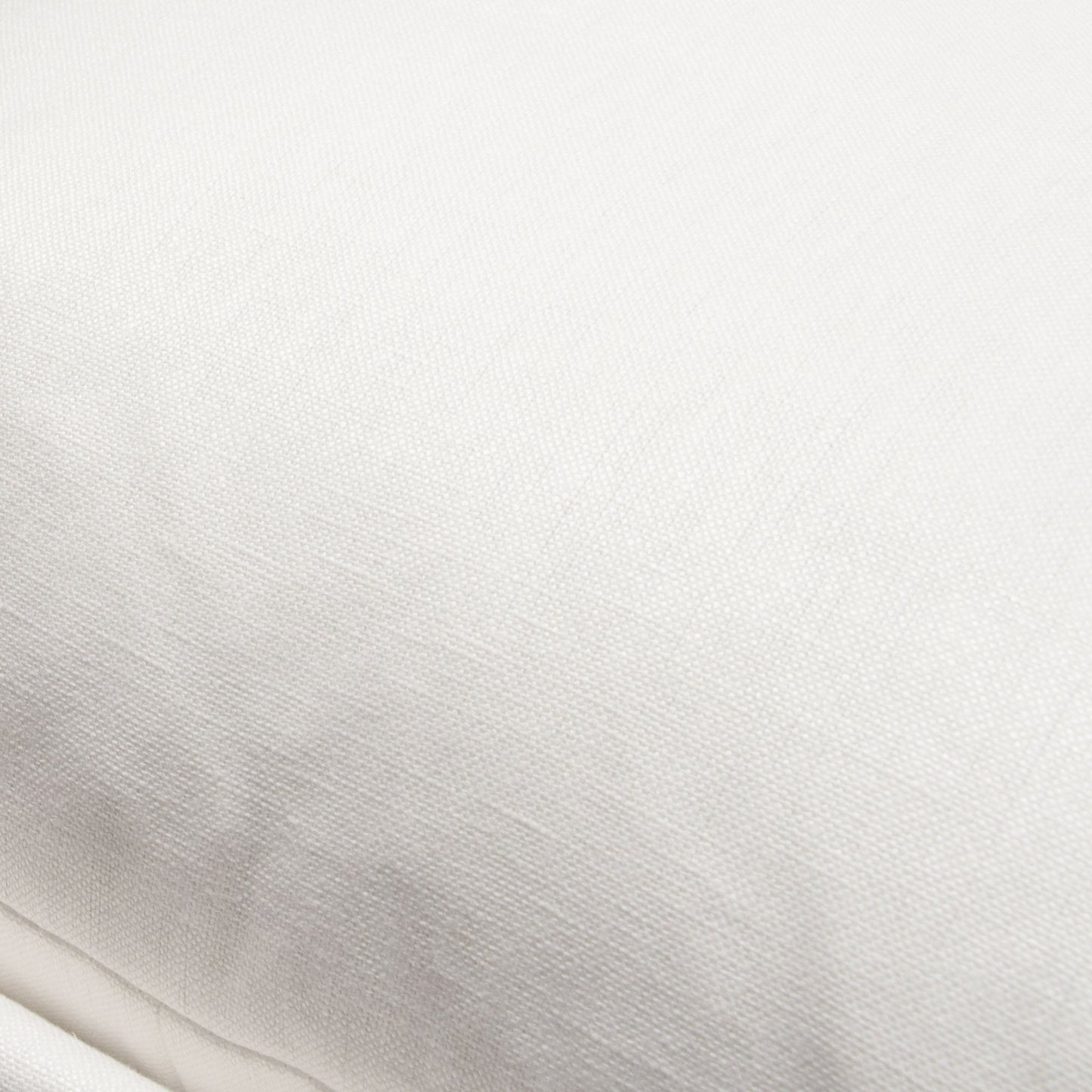 Miller Sling Accent Chair in White Linen Fabric w/ Black Powder Coated Metal Frame by Diamond Sofa