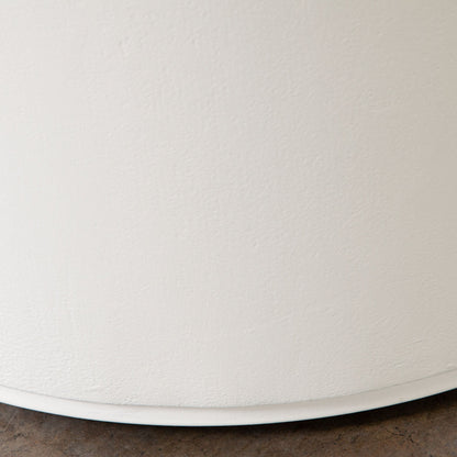 Montage Round End Table in Ivory Faux Cement Finish by Diamond Sofa
