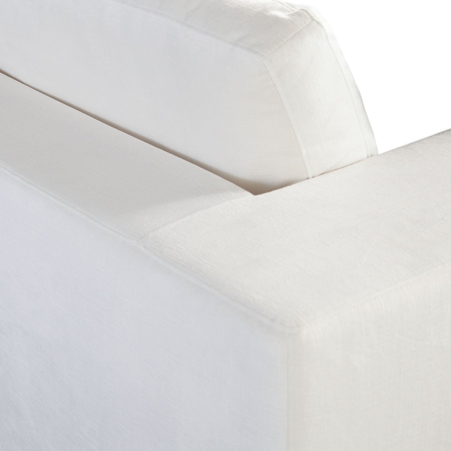 Muse Accent Chair in Mist White Performance Fabric by Diamond Sofa