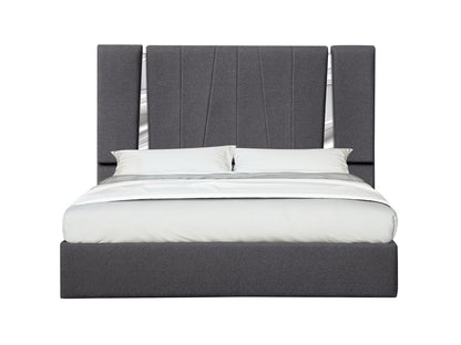 J&M Furniture Matisse Queen Bed in Charcoal