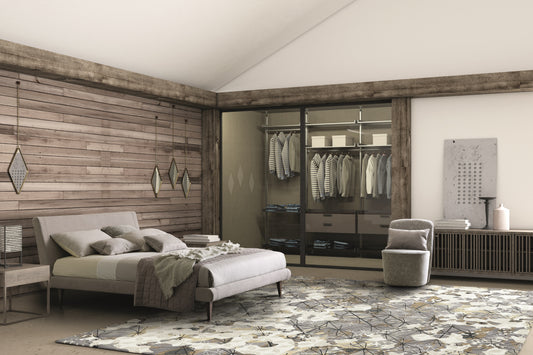 J&M Furniture Metropolitan Fabric Queen Bed