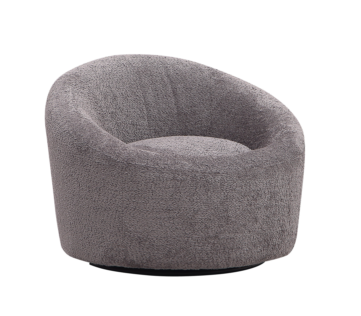J&M Furniture Moon Chair in Dark Grey