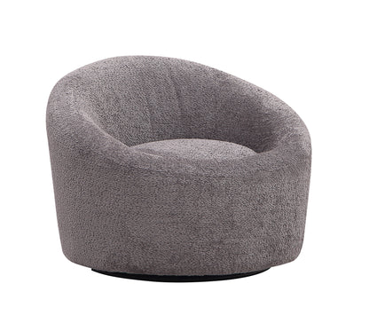 J&M Furniture Moon Chair in Dark Grey