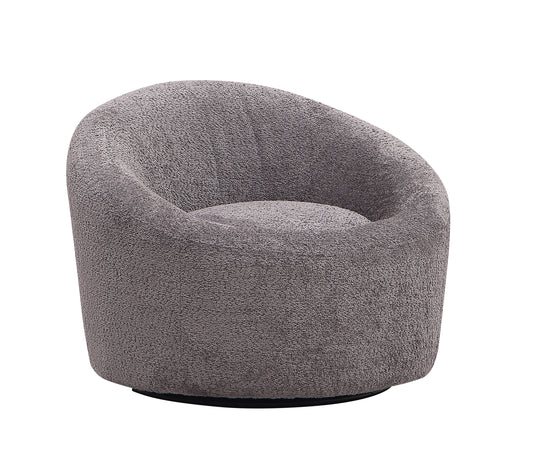 J&M Furniture Moon Chair in Dark Grey