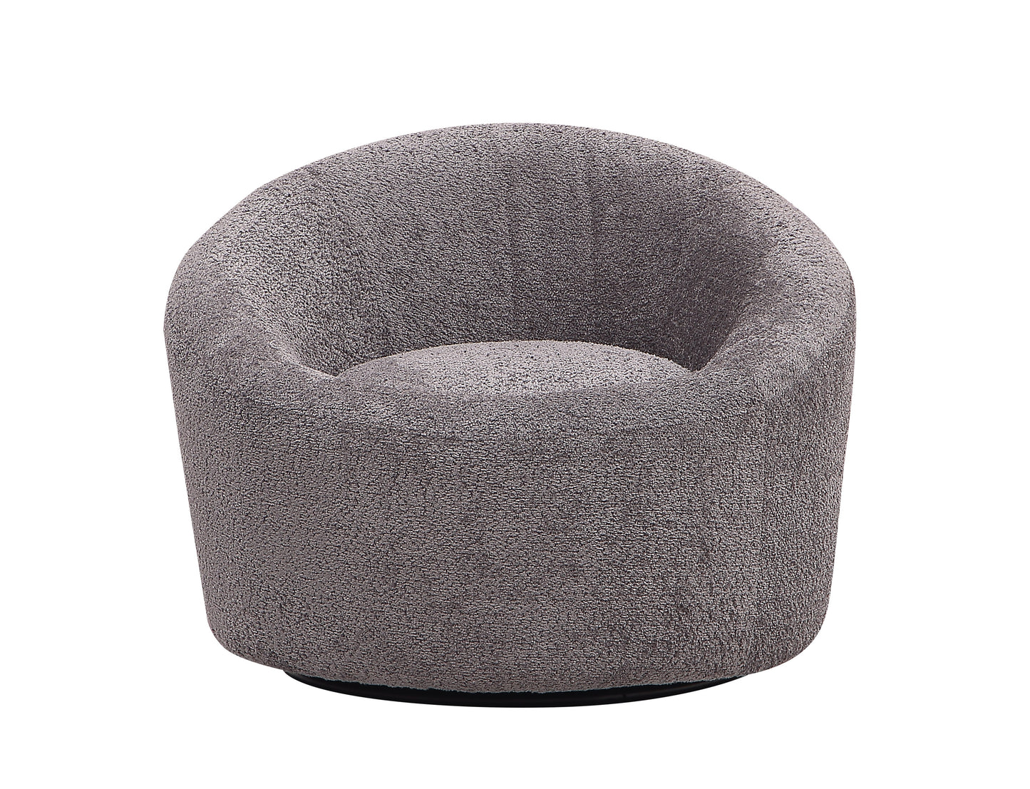 J&M Furniture Moon Chair in Dark Grey