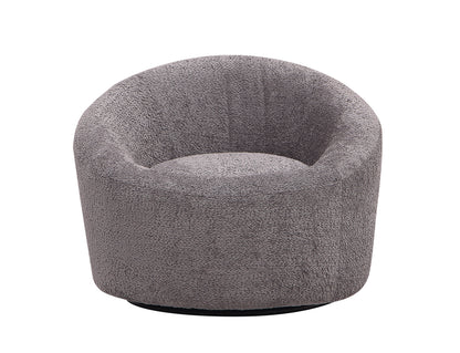 J&M Furniture Moon Chair in Dark Grey