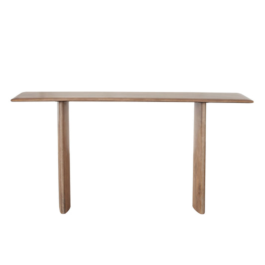 Nara Console Table in Caramel/Walnut Finish by Diamond Sofa