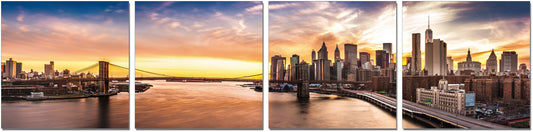J&M Furniture Wall Art New York Sunset