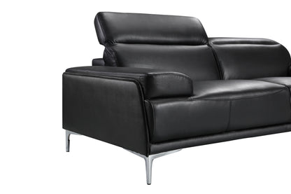 J&M Furniture Nicolo Sofa in Black
