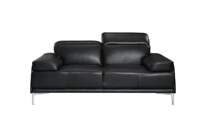 J&M Furniture Nicolo Sofa in Black
