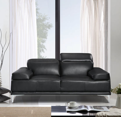J&M Furniture Nicolo Sofa in Black