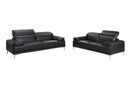 J&M Furniture Nicolo Sofa in Black