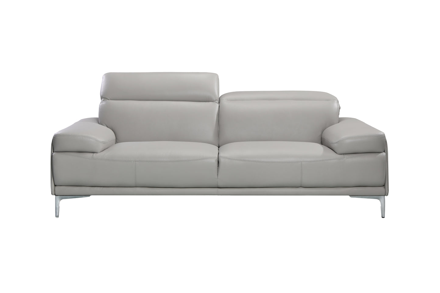 J&M Furniture Nicolo Sofa in Light Grey
