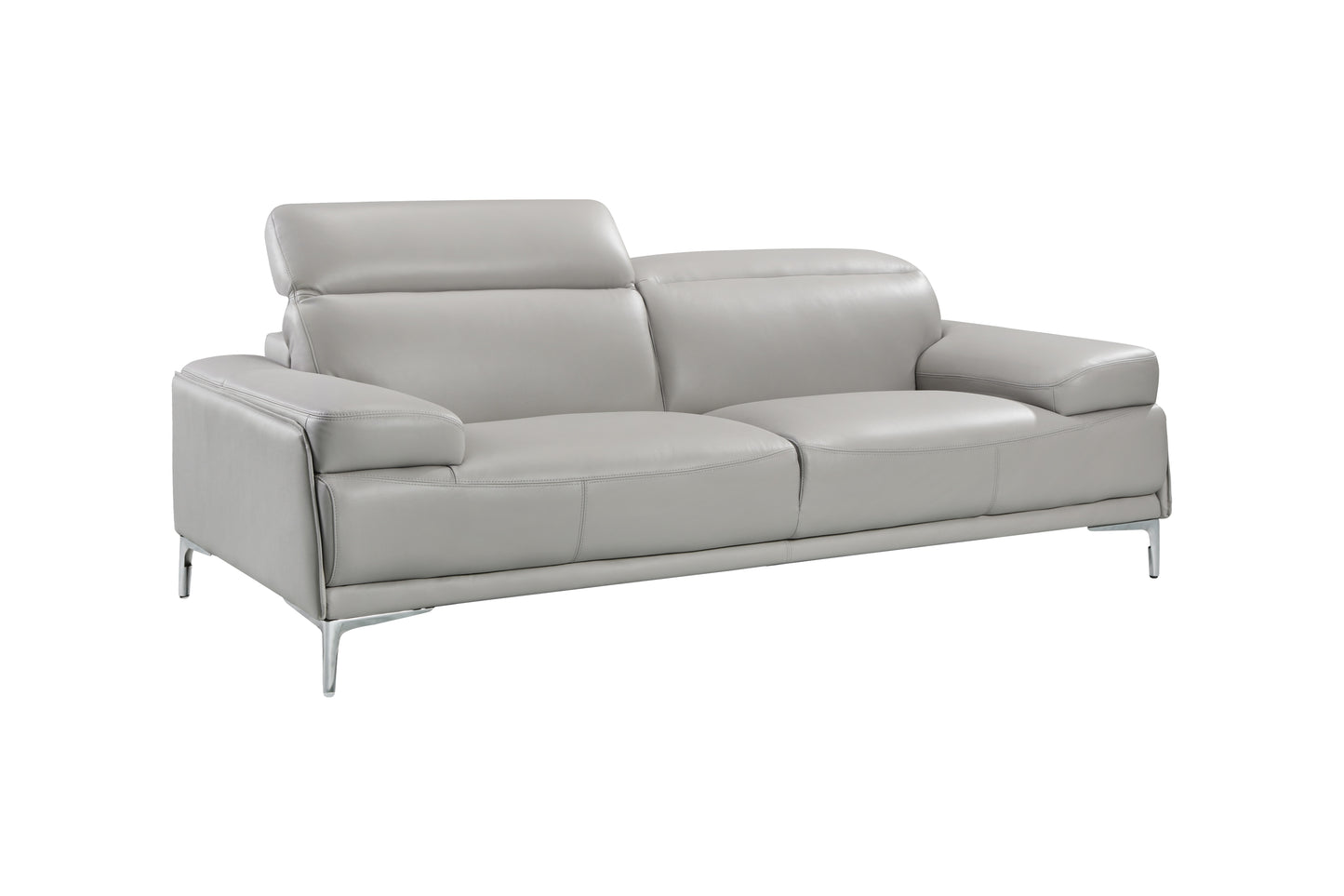 J&M Furniture Nicolo Sofa in Light Grey