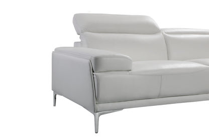 J&M Furniture Nicolo Sofa in White