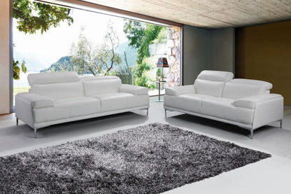 J&M Furniture Nicolo Sofa in White
