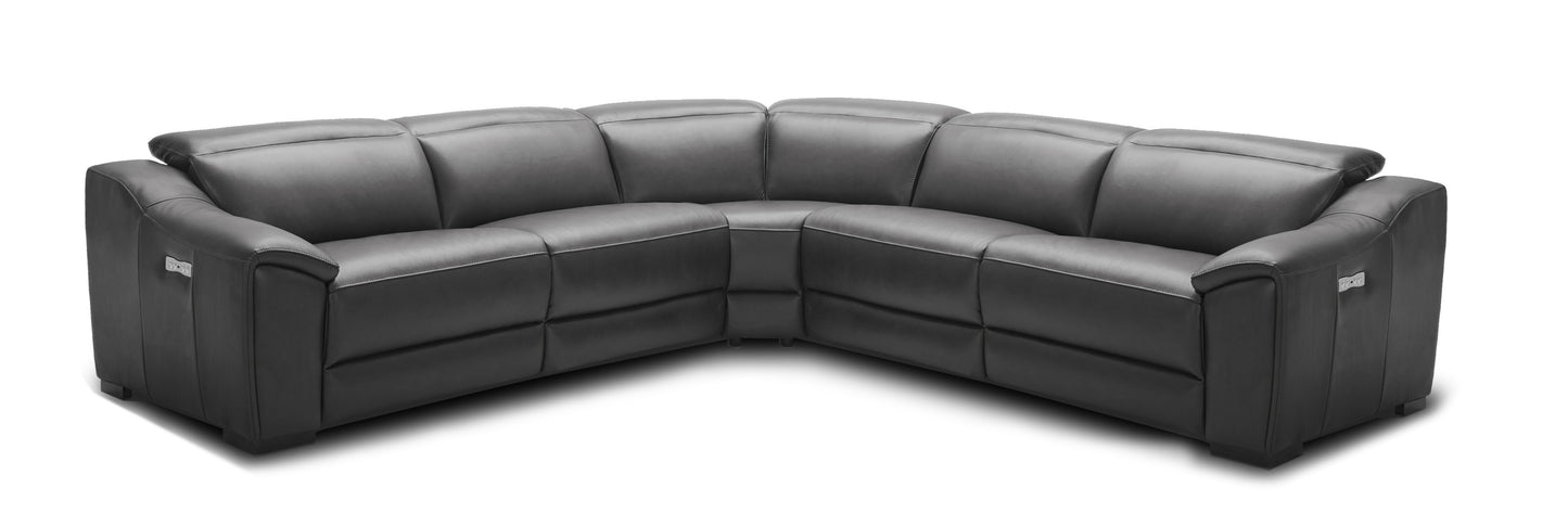 J&M Furniture Nova Motion Sectional In Dark Grey