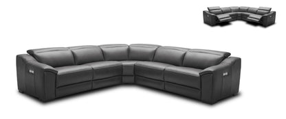 J&M Furniture Nova Motion Sectional In Dark Grey