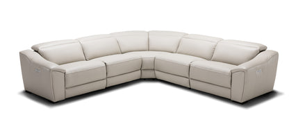 J&M Furniture Nova Motion Sectional In Silver Grey