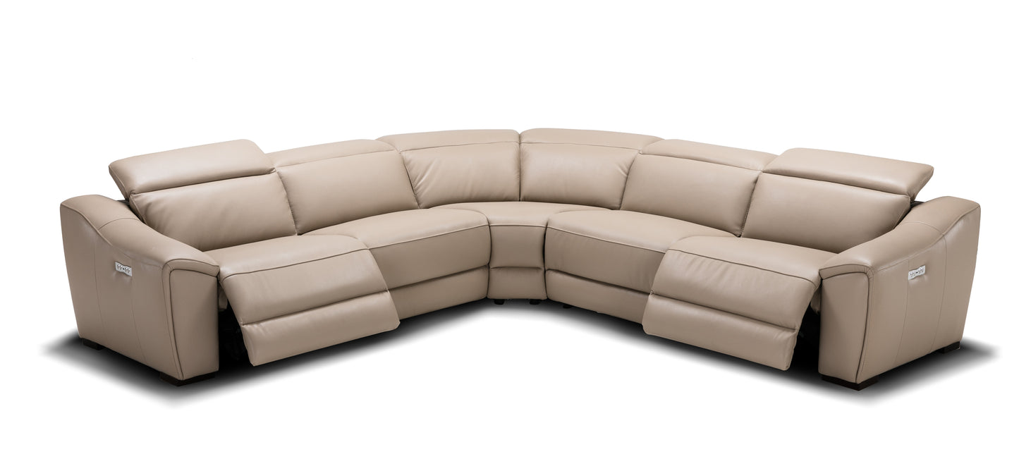 J&M Furniture Nova Motion Sectional In Tan
