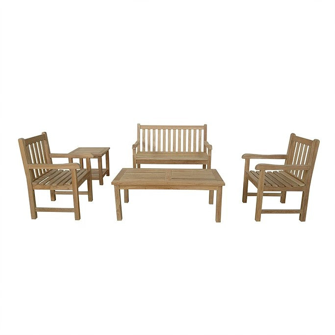 Anderson Teak Classic 2-Seater 5-Pieces Conversation Set