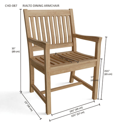 Anderson Teak Rialto Armchair