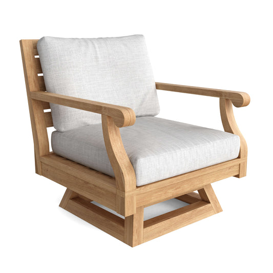 Anderson Teak Riviera Swivel Armchair + Cushion