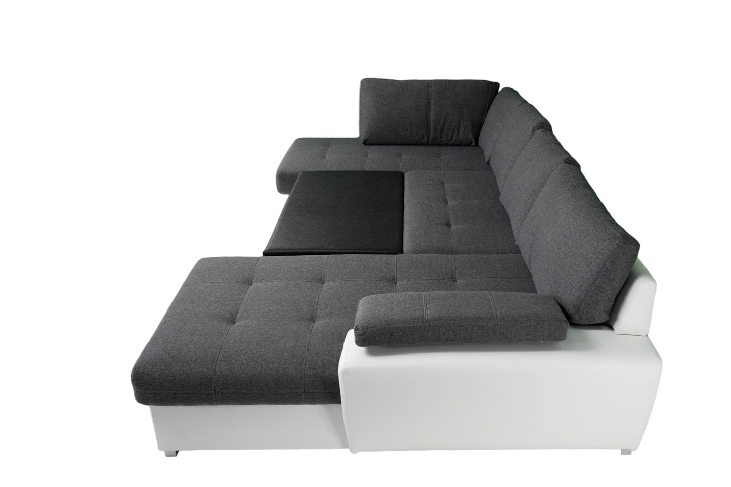 Maxima House Sectional TOKIO Maxi with FULL XL Sleeper and bedding storage