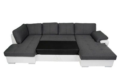 Maxima House Sectional TOKIO Maxi with FULL XL Sleeper and bedding storage