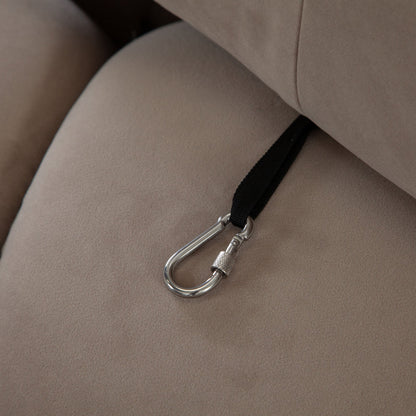 Paloma Armless Chair in Mink Tan Velvet by Diamond Sofa