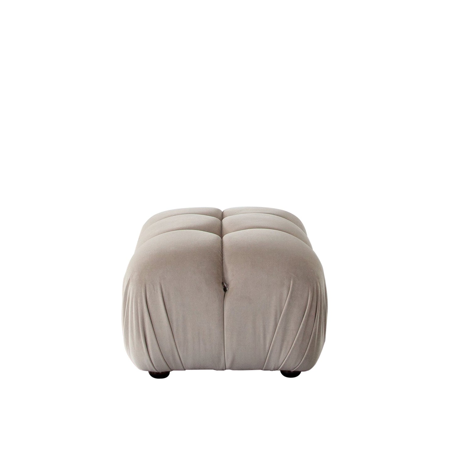 Paloma Rectangle Ottoman in Mink Tan Velvet by Diamond Sofa