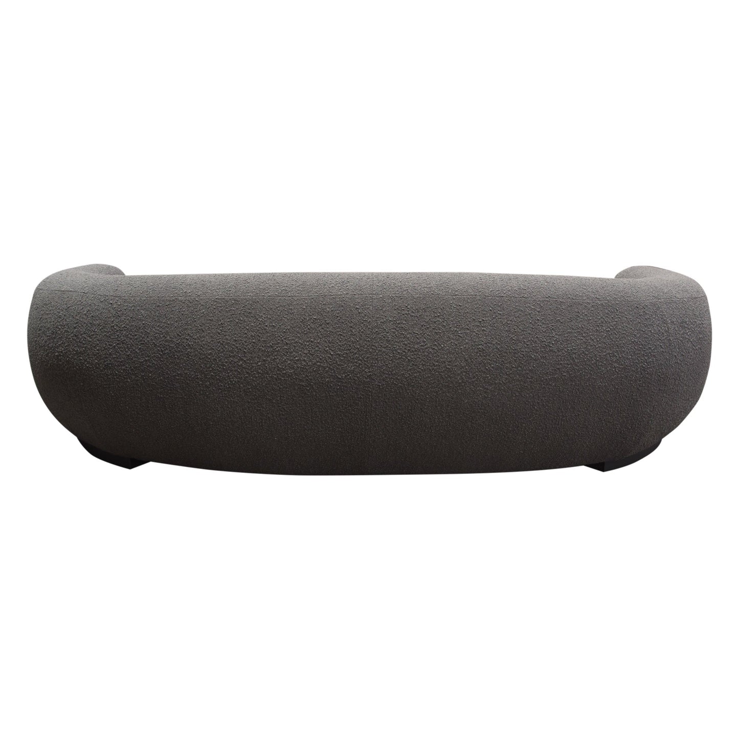 Pascal Sofa in Charcoal Boucle Textured Fabric w/ Contoured Arms & Back by Diamond Sofa