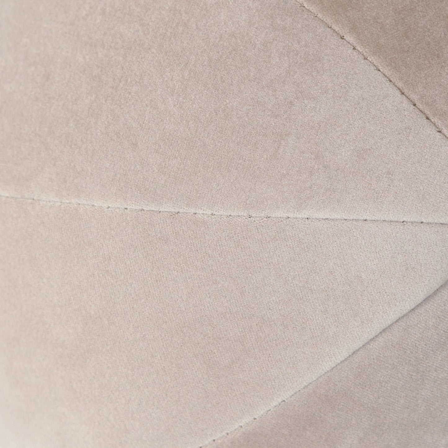 Set of (2) 10" Round Accent Pillows in Mink Tan Velvet by Diamond Sofa