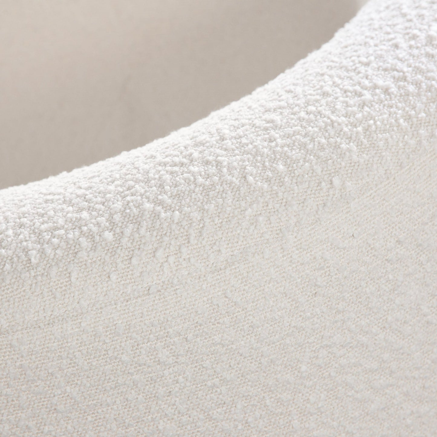 Pulse Accent Chair in Ivory Boucle Fabric by Diamond Sofa