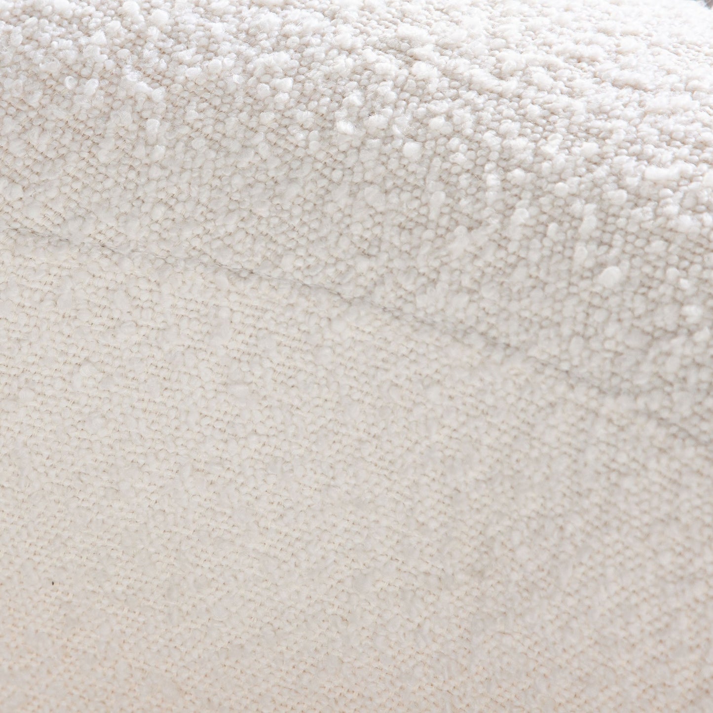 Pulse Accent Chair in Ivory Boucle Fabric by Diamond Sofa