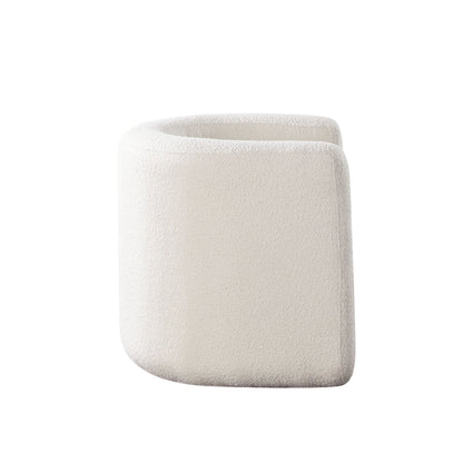 Pulse Accent Chair in Ivory Boucle Fabric by Diamond Sofa