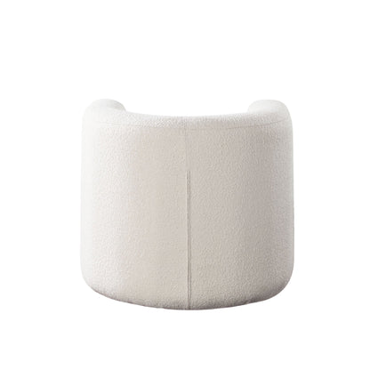 Pulse Accent Chair in Ivory Boucle Fabric by Diamond Sofa