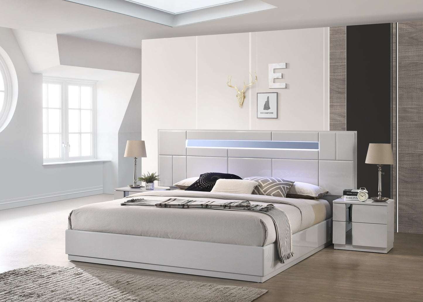 J&M Furniture Palermo Grey NS