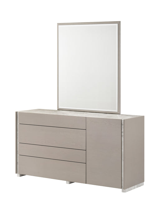 J&M Furniture Pearl Dresser + Mirror