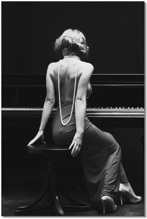 J&M Furniture Wall Art Piano Beauty