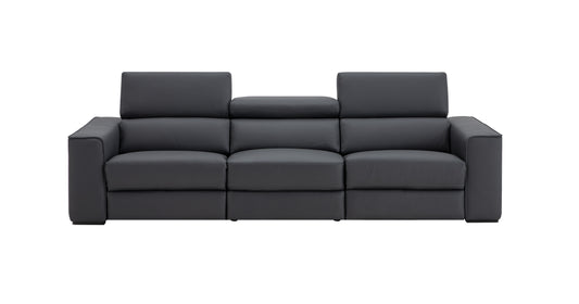 J&M Furniture Picasso Sofa in Blue Grey