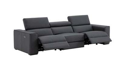 J&M Furniture Picasso Sofa in Blue Grey