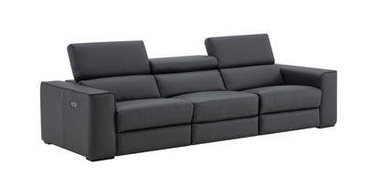 J&M Furniture Picasso Sofa in Blue Grey