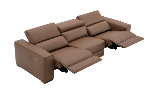 J&M Furniture Picasso Sofa in Caramel