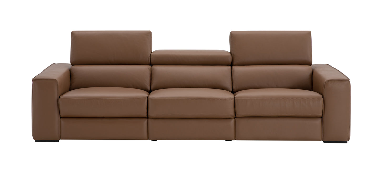 J&M Furniture Picasso Sofa in Caramel