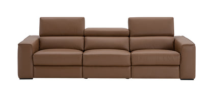 J&M Furniture Picasso Sofa in Caramel