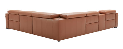 J&M Furniture Picasso Motion Sectional in Caramel